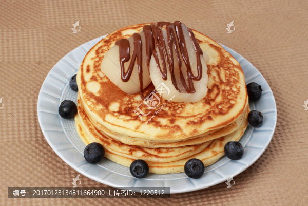 煎餅梨和巧克力
