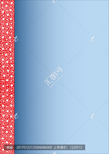 藍(lán)色的背景與紅色的starborder