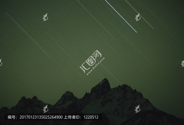 星的軌道在提頓山脈