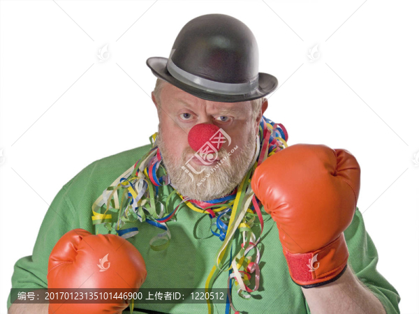 拳擊的小丑