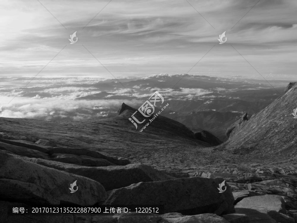 花崗巖山地景觀-基納巴盧山