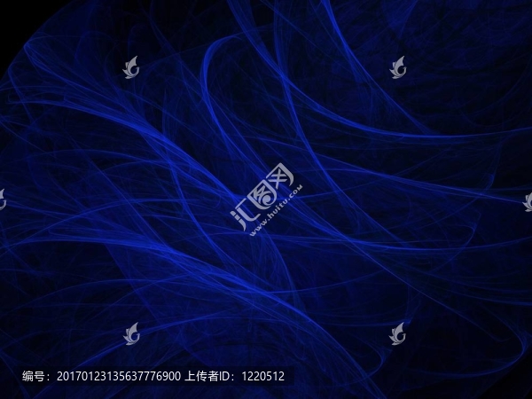 藍(lán)色波浪；抽象背景