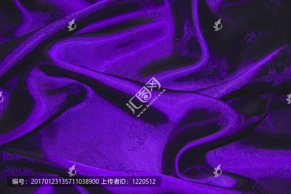 紫色絲綢
