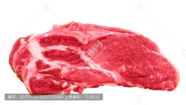 未煮熟的豬肉