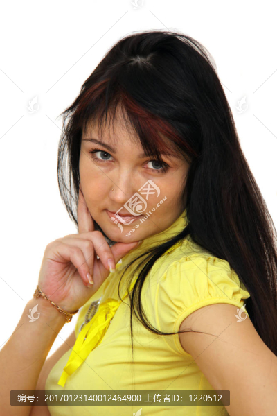 棕色頭發(fā)的女人