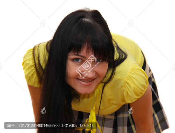 棕色頭發(fā)的女人