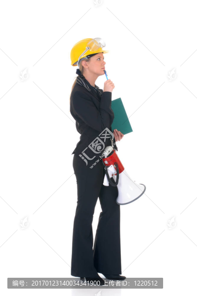 施工監(jiān)理的女人