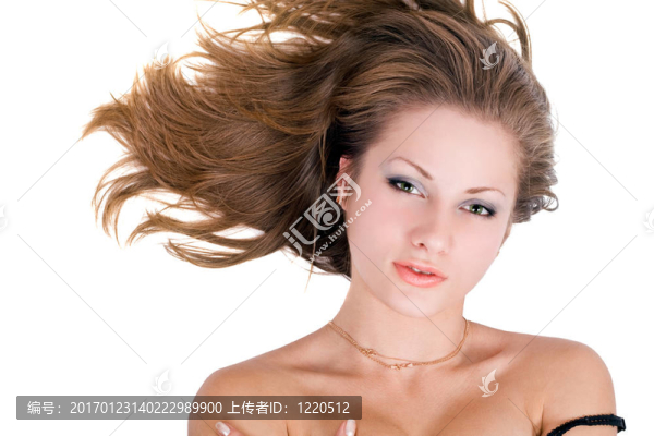 年輕美貌女人的肖像