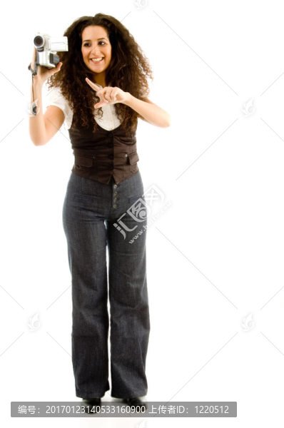 西班牙裔職業(yè)女性攝影師