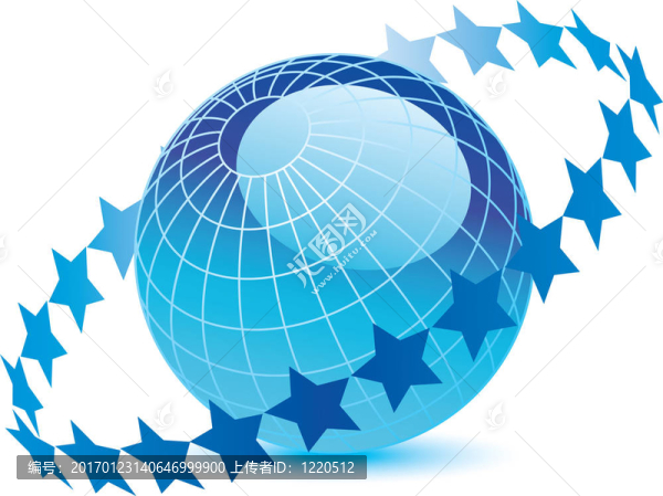 帶星星的藍色地球