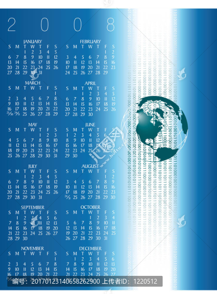 一個2009的全球日歷