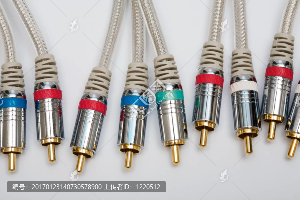 組件視頻和音頻電纜