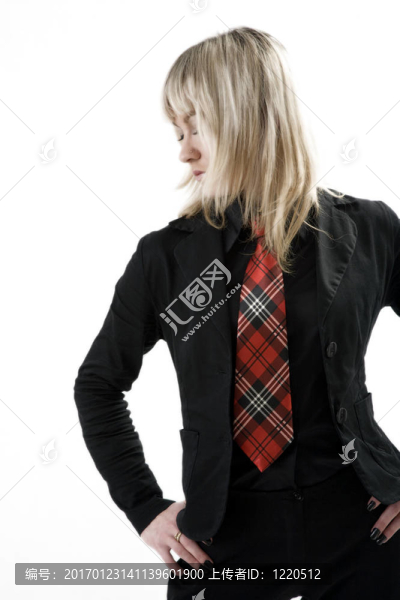 女人在領(lǐng)帶