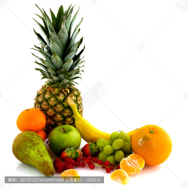 新鮮夏季水果的安排