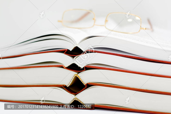 打開的書