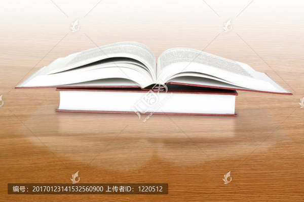 打開的書
