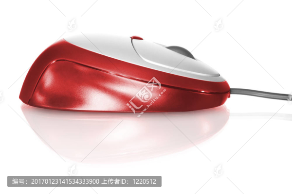 紅色的電腦鼠標(biāo)