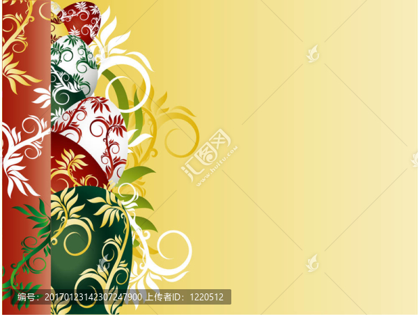 背景與豐富多彩的復(fù)活節(jié)雞蛋