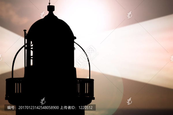 燈塔的光束