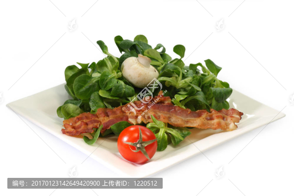 做沙拉青菜用的匙形菜葉
