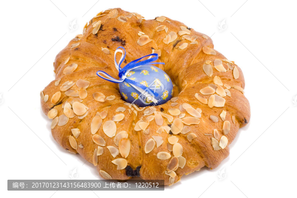 復(fù)活節(jié)蛋的復(fù)活節(jié)花環(huán)