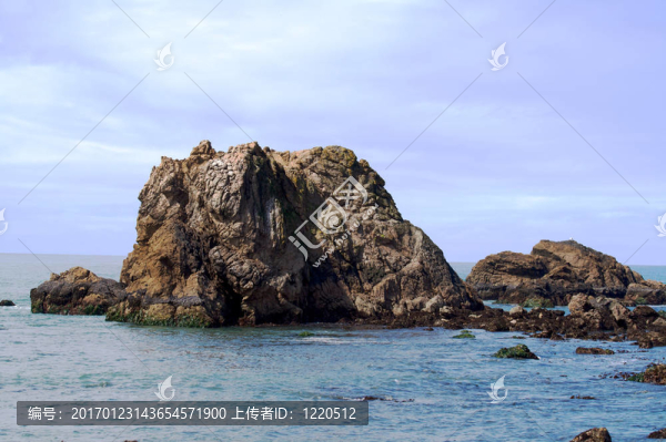 bodeaga灣海灘拱石