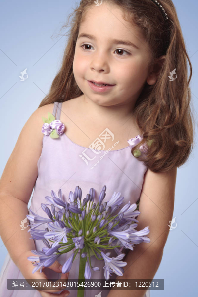 可愛(ài)的女孩lily,flower