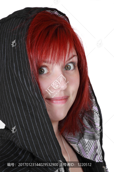 可愛的白人女孩