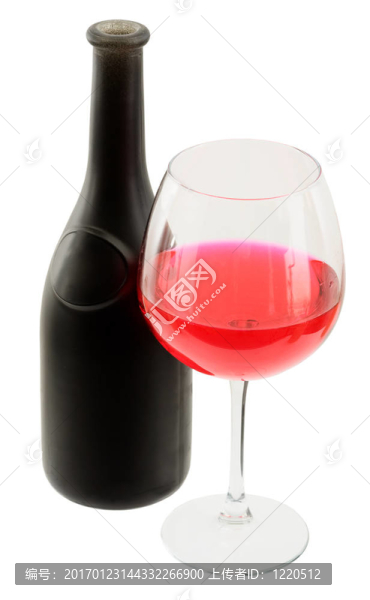 黑暗酒杯酒瓶和酒杯
