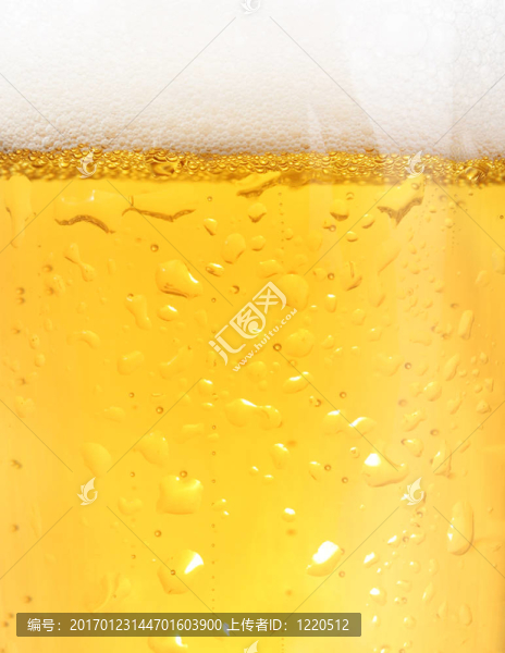 特寫啤酒