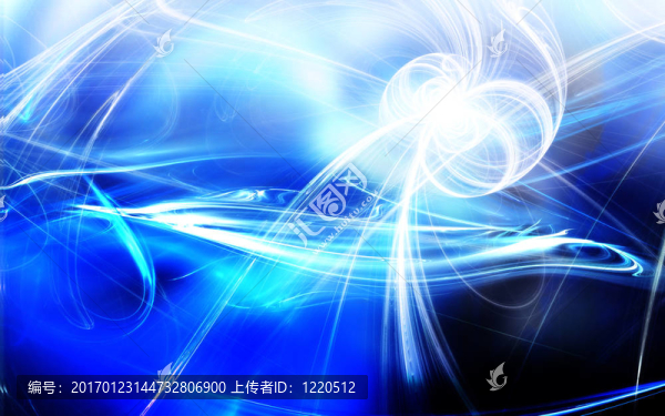 藍(lán)色的摘要