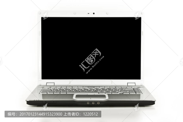 筆記本電腦/筆記本電腦孤立White
