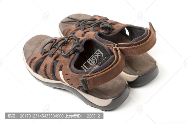 一雙運動鞋隔離