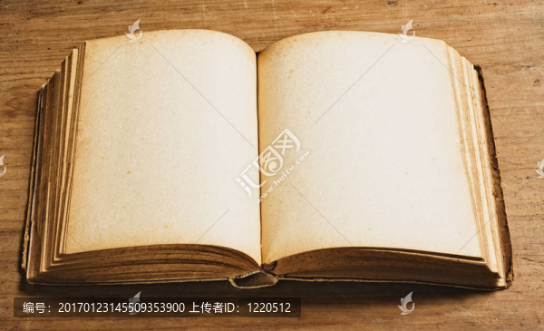 老式的書。