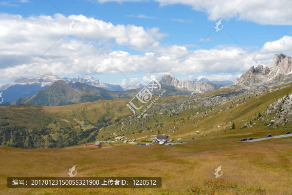 白云巖；意大利-全景
