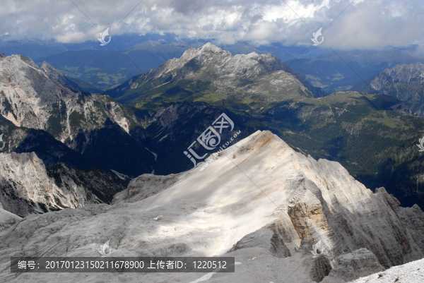 白白山的景觀觀