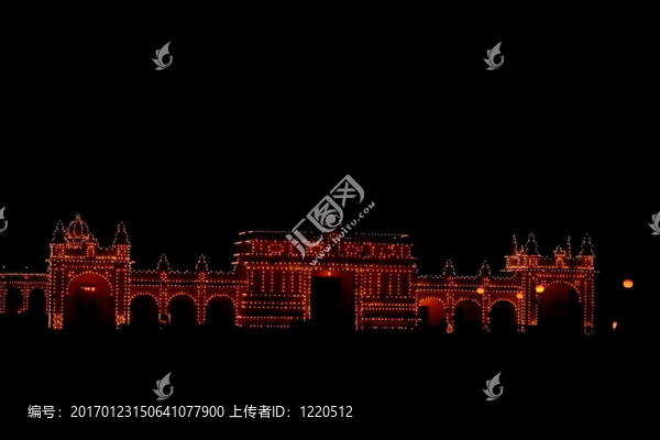 邁索爾宮照明