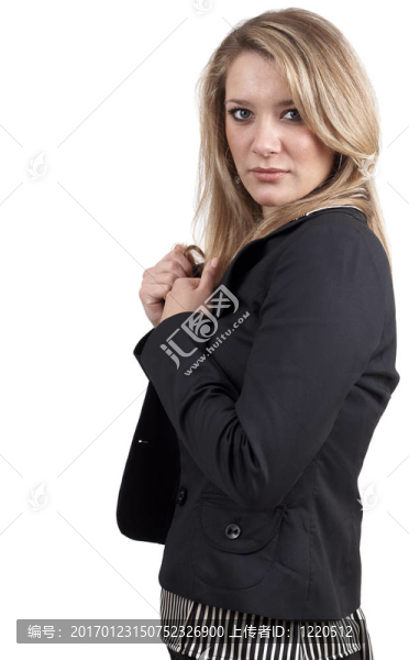 美麗的金發(fā)女商人