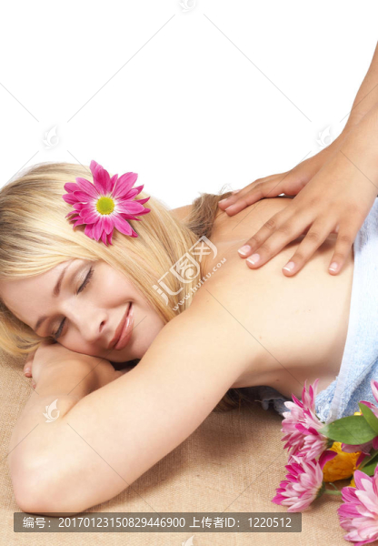 美麗的金發(fā)女人的肖像
