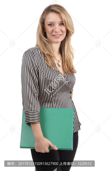 美麗的金發(fā)女商人