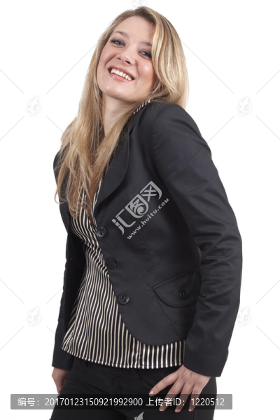 美麗的金發(fā)女商人