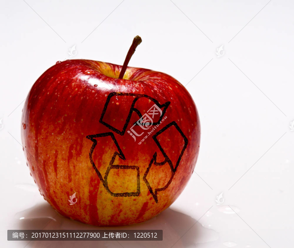 紅蘋果背景再生