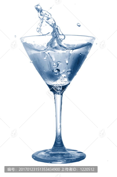飛濺的水玻璃
