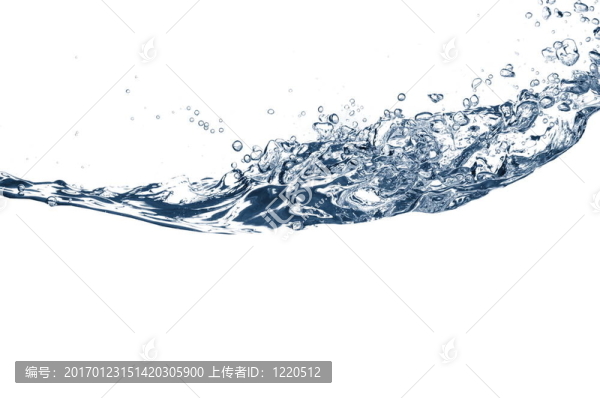 有氣泡的新鮮水