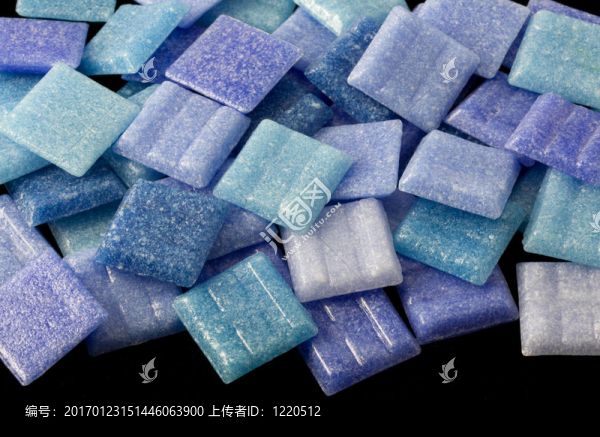 藍(lán)色玻璃馬賽克磚