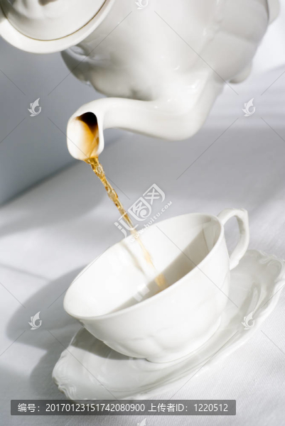 澆鮮茶。