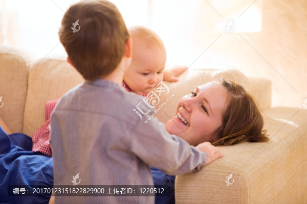 幸福的母親