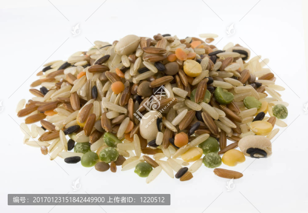 飯拌米飯；豌豆和小扁豆