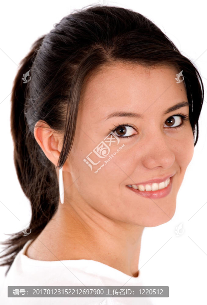美麗的女孩畫像
