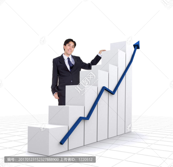 商業(yè)企業(yè)家與圖表